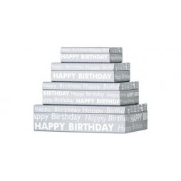 Geschenkbox "Compleanno", 4er-Set